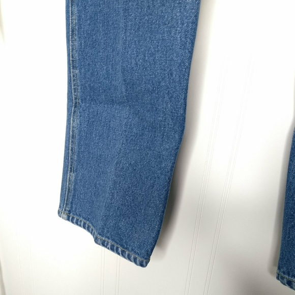 Tommy Hilfiger Blue Jeans Womens Size 9 Cargo Straight Leg Knee Patches - Picture 8 of 14